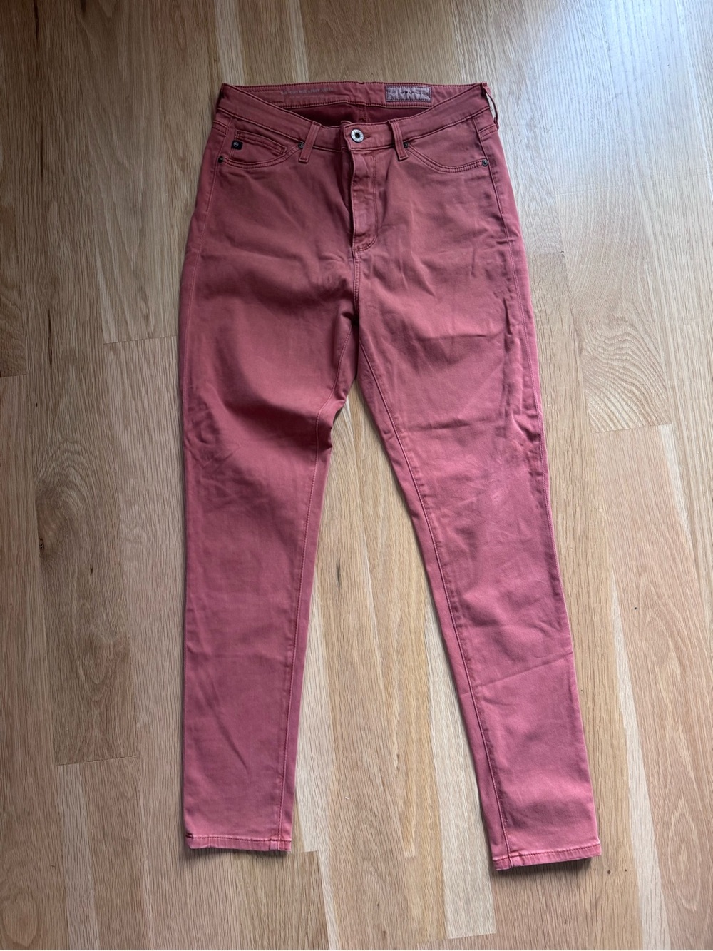 Ag Adriano Goldschmied Slim Skinny Jeans in Rose